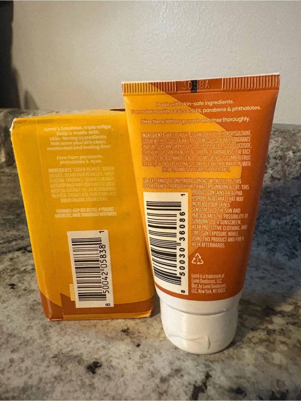 Lumē Toasted Coconut Acidified Body Wash - new/sealed